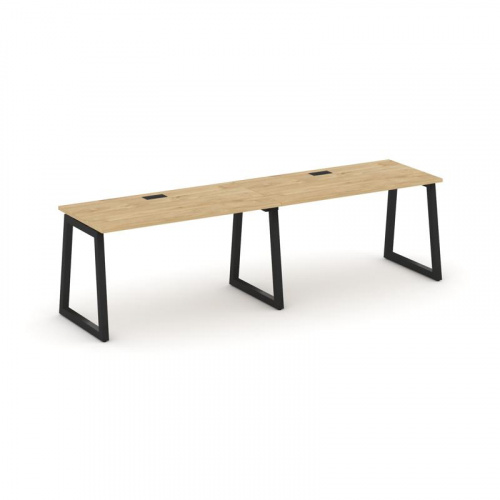 Style Project Рабочая станция 1 сторон. SN-5T1.ORS-012 Акация Лорка/Металл Антрацит/Заглушка Пластик