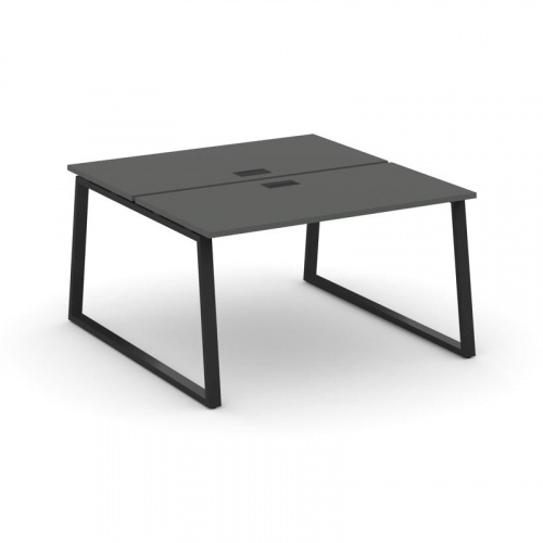 Style Project Рабочая станция 2-х сторон. SN-6T1.DRS-011 Акация Лорка/Металл Антрацит/Заглушка Пласт фото 6