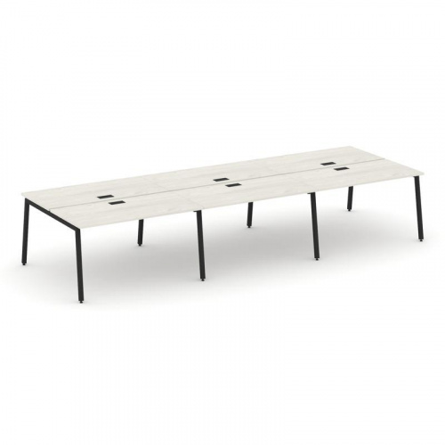 Style Project Рабочая станция 2-х сторон. SN-4A.DRS-081 Дуб Табак/Металл Белый 2940*1632*750 фото 2