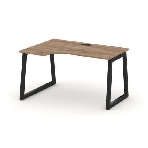 Style Project Стол рабочий эргоном. SN-5T1.SPA-002(L) Акация Лорка/Металл Антрацит/Заглушка Пластик фото 9 Style Project Стол рабочий эргоном. SN-5T1.SPA-002(L) Акация Лорка/Металл Антрацит/Заглушка Пластик фото 9