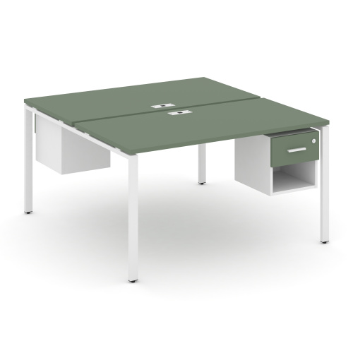 Бенч-система на 2 места с подвесными тумбами Concept CN.DRS-119 фото 5