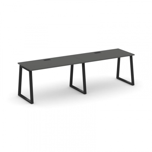 Style Project Рабочая станция 1 сторон. SN-6T1.ORS-024 Акация Лорка/Металл Антрацит/Заглушка Пластик фото 9