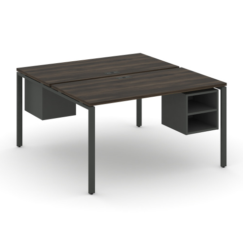 Бенч-система на 2 места с подвесными тумбами Concept CN.DRS-108 фото 2