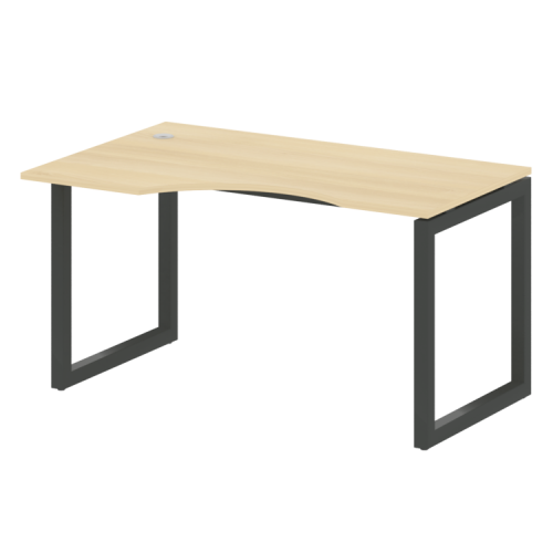 Стол криволинейный левый на О-обр. м/к Metal System Quattro 50БО.СА-2 (L) фото 9