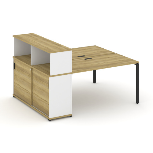 Бенч-система с опорным шкафом-купе с надставкой Concept CN.DRS-239 фото 6