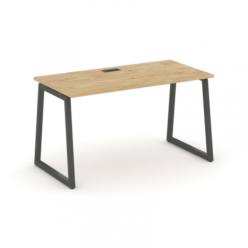 Style Project Стол письменный SN-4T1.SP-013 Акация Лорка/Металл Антрацит/Заглушка Пластик Черный 138 фото 11