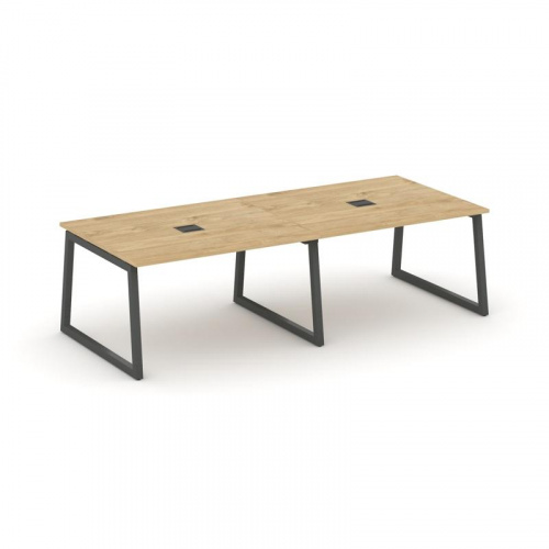 Style Project Стол переговорный SN-5T1.SPRG-042 Акация Лорка/Металл Антрацит/Заглушка Металл Антраци фото 8 Style Project Стол переговорный SN-5T1.SPRG-042 Акация Лорка/Металл Антрацит/Заглушка Металл Антраци фото 8