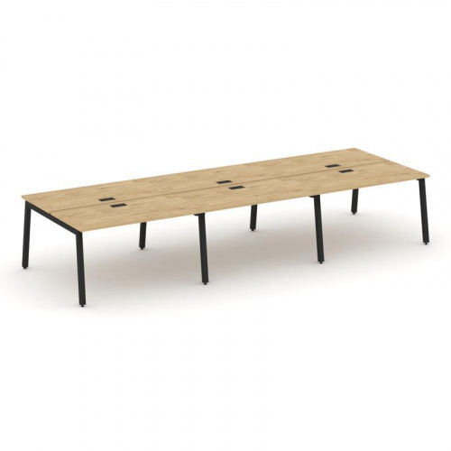 Style Project Рабочая станция 2-х сторон. SN-5A.DRS-082 Антрацит/Металл Антрацит 3540*1632*750 фото 10