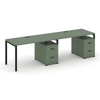 Бенч-система на 2 места с 2 опорными тумбами Concept CN.ORS-316