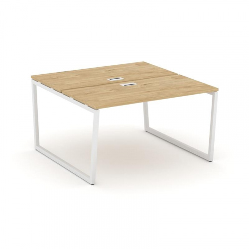 Style Project Рабочая станция 2-х сторон. SN-4T2.DRS-022 Акация Лорка/Металл Антрацит/Заглушка Пласт фото 3