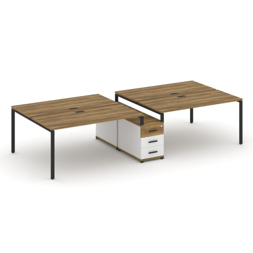 Бенч-система на 4 места с опорной тумбой Concept CN.DRS-312 фото 7