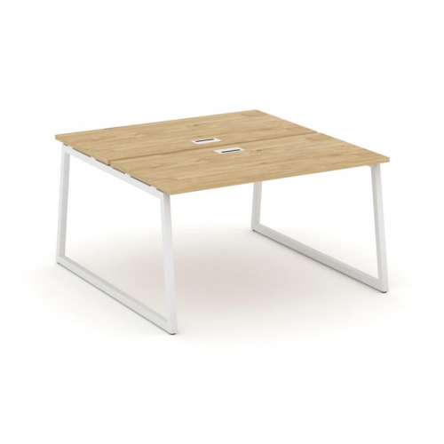 Style Project Рабочая станция 2-х сторон. SN-4T1.DRS-014 Акация Лорка/Металл Антрацит/Заглушка Пласт фото 3