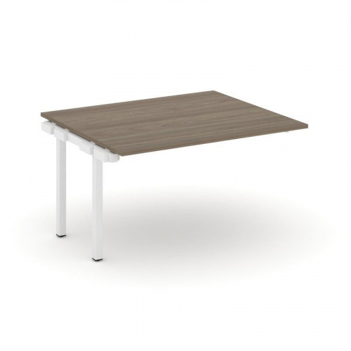 Style Project Проходной наб. элем. перег. стола SN-5P.NSPRG-033.3 Дуб Наварра/Металл Белый 1380*1180 фото 15