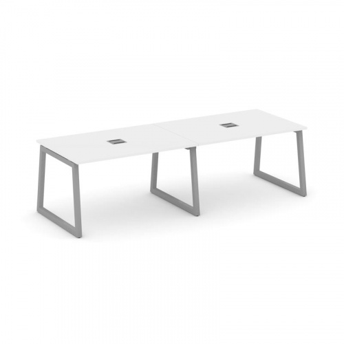 Style Project Стол переговорный SN-5T1.SPRG-013 Акация Лорка/Металл Антрацит/Заглушка Металл Антраци фото 17