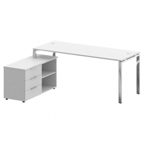 Стол руководителя с тумбой Metal System Direct БГ.СРТ-5.7 (L) фото 3