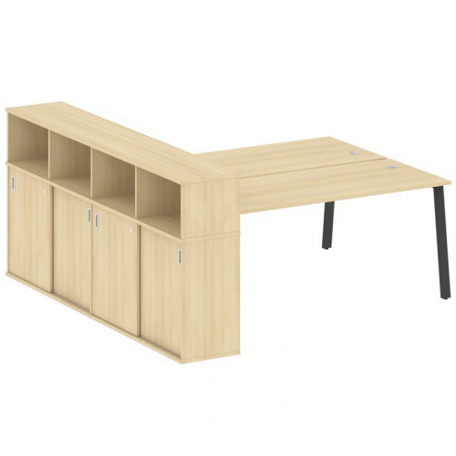 Бенч-система с шкафом-купе на А-обр. м/к Metal System БА.РС-СШК-4.5 фото 9