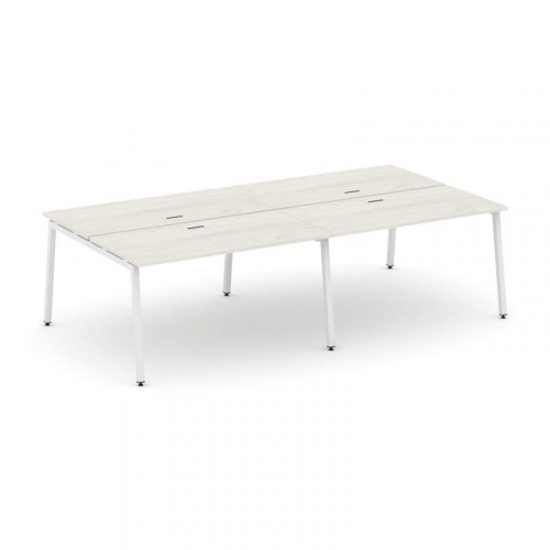 Style Project Рабочая станция 2-х сторон. SN-4A.DRS-033 Дуб Табак/Металл Белый 2760*1232*750 фото 23