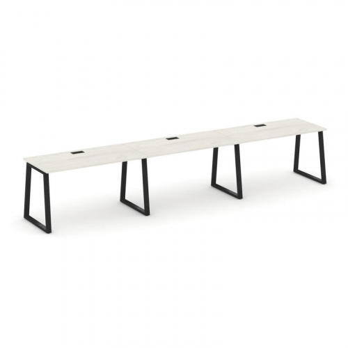 Style Project Рабочая станция 1 сторон. SN-6T1.ORS-041 Акация Лорка/Металл Антрацит/Заглушка Пластик фото 9