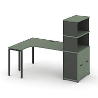 Стол эргономичный с опорным распашным шкафом Concept CN.SA-216(L)