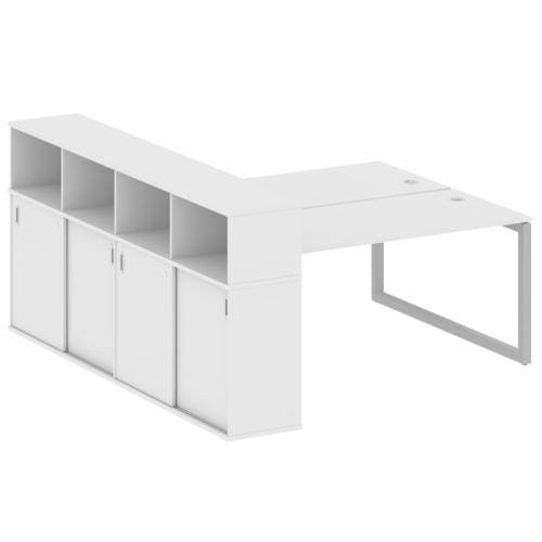 Бенч-система с шкафом-купе на О-обр. м/к Metal System Quattro 50БО.РС-СШК-4.4 фото 12