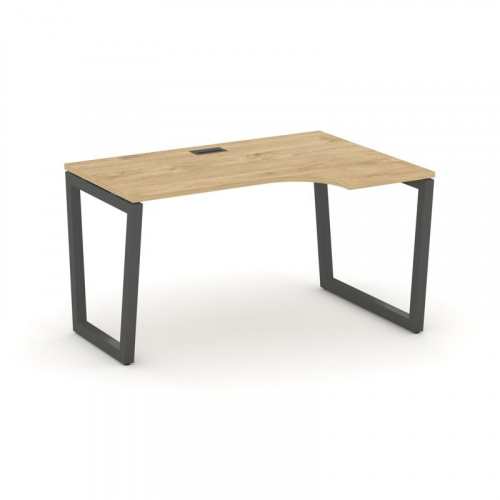 Style Project Стол рабочий эргоном. SN-5T2.SPA-001(R) Акация Лорка/Металл Антрацит/Заглушка Пластик фото 22