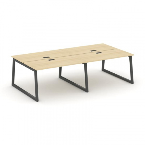 Style Project Рабочая станция 2-х сторон. SN-5T1.DRS-052 Акация Лорка/Металл Антрацит/Заглушка Пласт фото 28