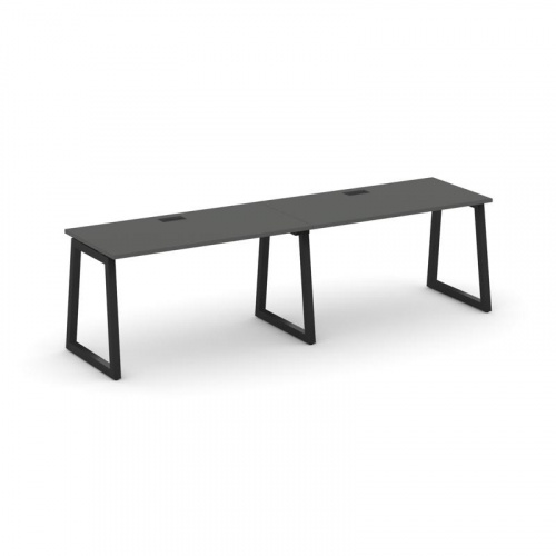 Style Project Рабочая станция 1 сторон. SN-5T1.ORS-012 Акация Лорка/Металл Антрацит/Заглушка Пластик фото 4