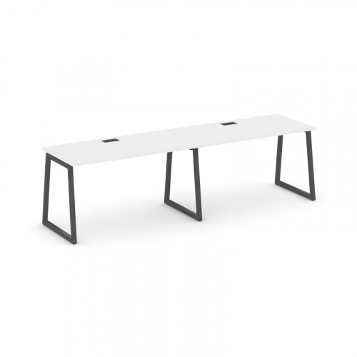 Style Project Рабочая станция 1 сторон. SN-4T1.ORS-004 Акация Лорка/Металл Антрацит/Заглушка Пластик фото 13