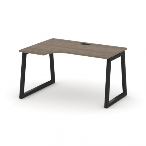 Style Project Стол рабочий эргоном. SN-5T1.SPA-002(L) Акация Лорка/Металл Антрацит/Заглушка Пластик фото 4 Style Project Стол рабочий эргоном. SN-5T1.SPA-002(L) Акация Лорка/Металл Антрацит/Заглушка Пластик фото 4