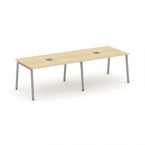 Style Project Стол переговорный SN-4A.SPRG-011 Дуб Табак/Металл Белый 1960*980*750 фото 9 Style Project Стол переговорный SN-4A.SPRG-011 Дуб Табак/Металл Белый 1960*980*750 фото 9