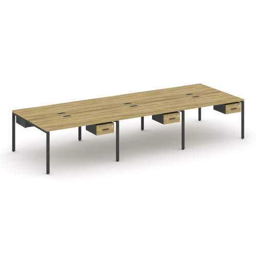 Бенч-система на 6 мест с подвесными тумбами Concept CN.DRS-152 фото 4