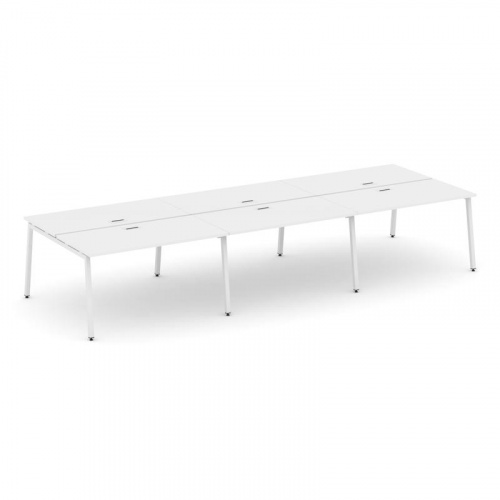 Style Project Рабочая станция 2-х сторон. SN-4A.DRS-081 Дуб Табак/Металл Белый 2940*1632*750 фото 16