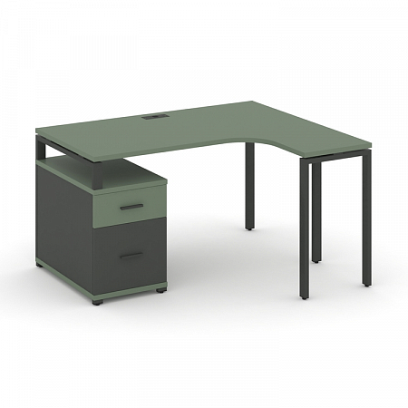 Стол эргономичный с опорной тумбой Concept CN.SA-302(R)