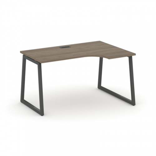 Style Project Стол рабочий эргоном. SN-4T1.SPA-002(R) Акация Лорка/Металл Антрацит/Заглушка Пластик фото 9 Style Project Стол рабочий эргоном. SN-4T1.SPA-002(R) Акация Лорка/Металл Антрацит/Заглушка Пластик фото 9