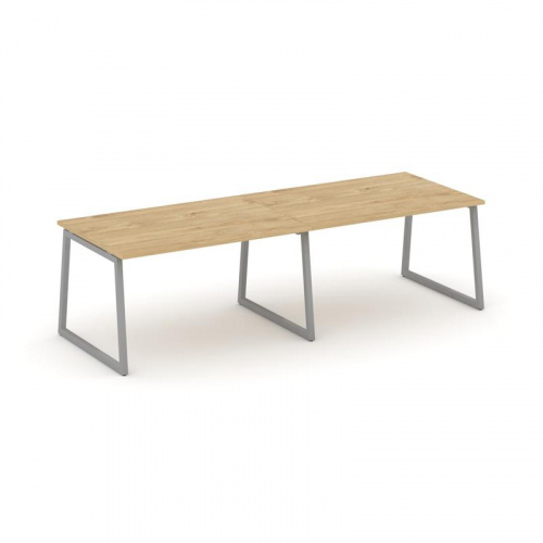 Style Project Стол переговорный SN-4T1.SPRG-012.3 Акация Лорка/Металл Антрацит 2360*980*750 фото 3