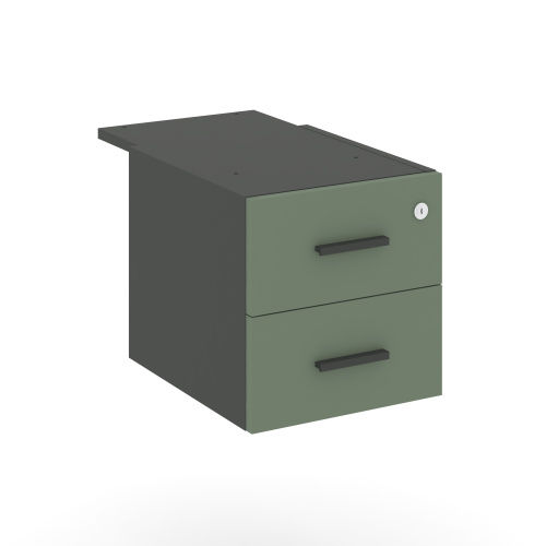 Тумба офисная с 2 ящиками Concept CN.PT-004 W фото 2