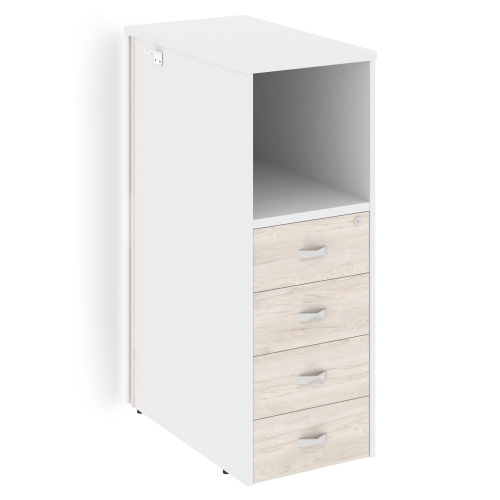 Тумба с подсветкой на 4 ящика Onix Белый O.R-TV-4.S фото 2 Тумба с подсветкой на 4 ящика Onix Белый O.R-TV-4.S фото 2