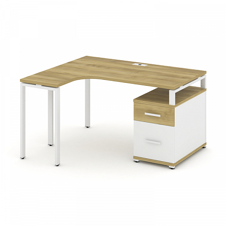 Стол эргономичный с опорной тумбой Concept CN.SA-302(L)