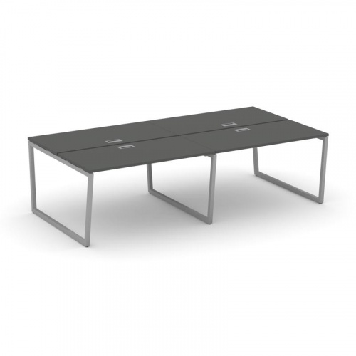 Style Project Рабочая станция 2-х сторон. SN-4T2.DRS-043 Акация Лорка/Металл Антрацит/Заглушка Пласт фото 17