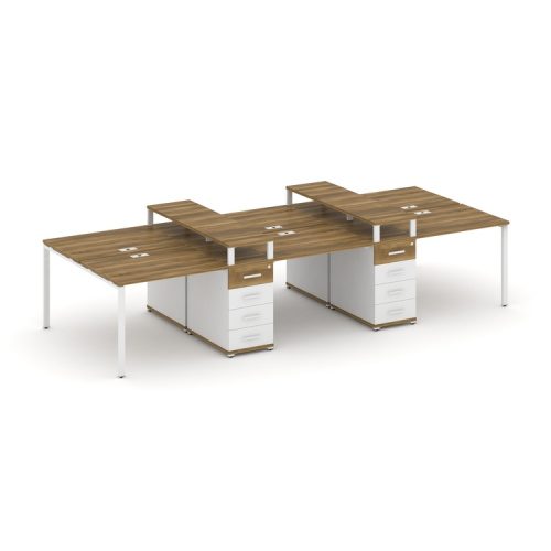 Бенч-система на 6 мест с 2 опорными тумбами Concept CN.DRS-465 фото 8