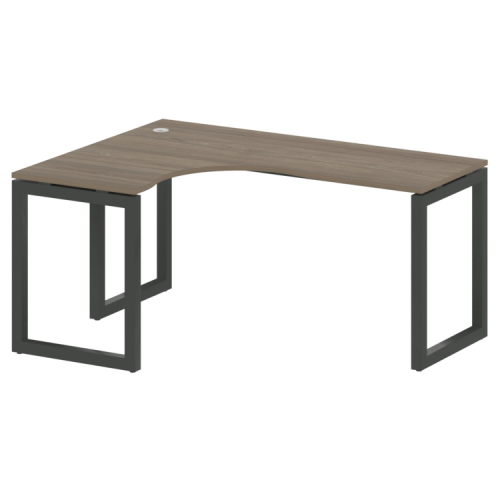 Стол криволинейный левый на О-обр. м/к Metal System Quattro 50БО.СА-4 (L) фото 2 Стол криволинейный левый на О-обр. м/к Metal System Quattro 50БО.СА-4 (L) фото 2