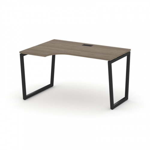 Style Project Стол рабочий эргоном. SN-4T2.SPA-012(L) Акация Лорка/Металл Антрацит/Заглушка Пластик фото 6