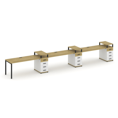 Бенч-система на 3 места с 3 опорными тумбами Concept CN.ORS-460 фото 6