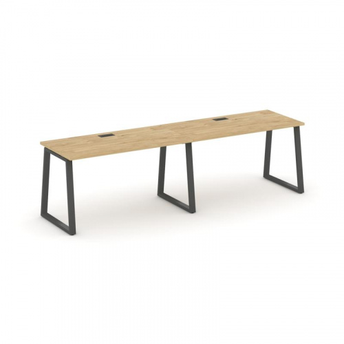 Style Project Рабочая станция 1 сторон. SN-6T1.ORS-024 Акация Лорка/Металл Антрацит/Заглушка Пластик фото 22