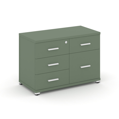 Тумба приставная с 2 ящиками Concept CN.TSP-010 W