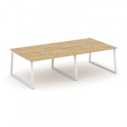 Style Project Рабочая станция 2-х сторон. SN-6T1.DRS-054 Акация Лорка/Металл Антрацит/Заглушка Пласт фото 3