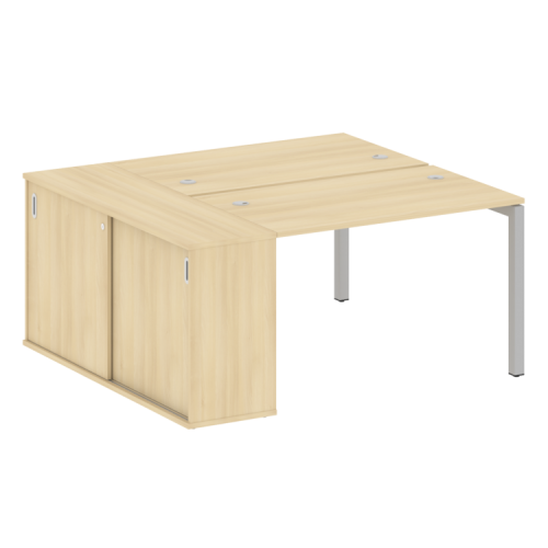 Бенч-система с шкафом-купе на П-обр. м/к Metal System Quattro 50БП.РС-СШК-1.2 фото 11