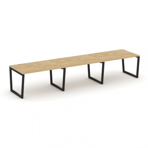 Style Project Стол переговорный SN-5T2.SPRG-021.3 Акация Лорка/Металл Антрацит 2940*980*750