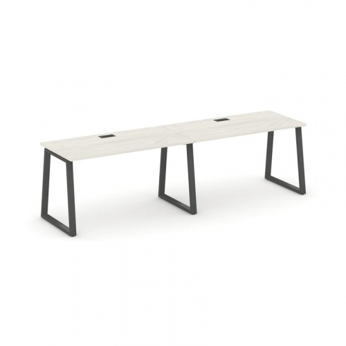 Style Project Рабочая станция 1 сторон. SN-6T1.ORS-024 Акация Лорка/Металл Антрацит/Заглушка Пластик фото 24