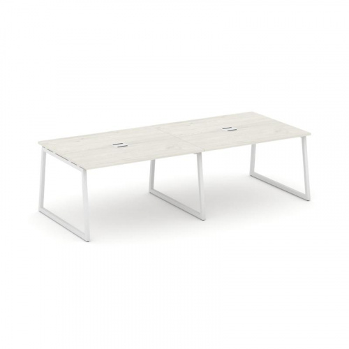 Style Project Стол переговорный SN-4T1.SPRG-042 Акация Лорка/Металл Антрацит/Заглушка Металл Антраци фото 13